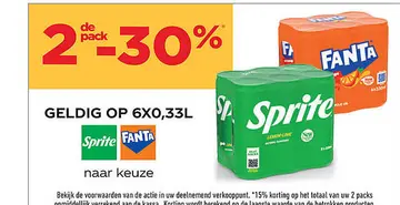 Aanbieding: Sprite Fanta