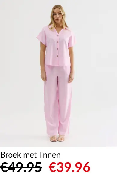 Promotie: Broek met linnen