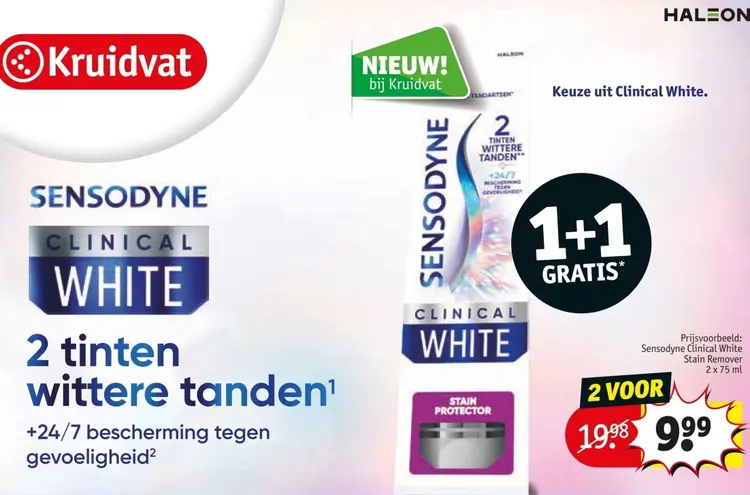 Aanbieding: Sensodyne Clinical White