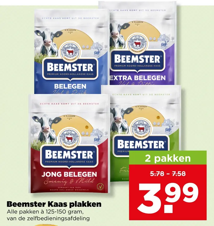 Aanbieding: Beemster kaasplakken