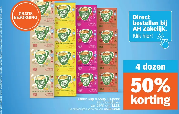 Aanbieding: Cup a Soup 10-pack