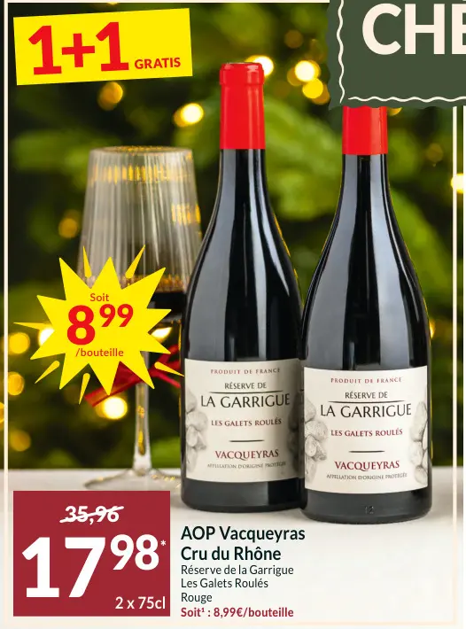 Offre: AOP Vacqueyras Cru du Rhône