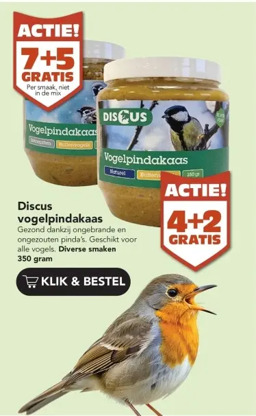 Aanbieding: Vogelpindakaas