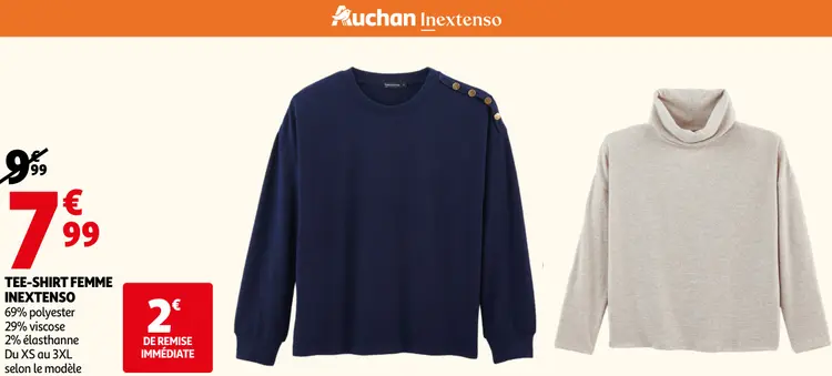 Offre: Inextenso Tee-shirt femme