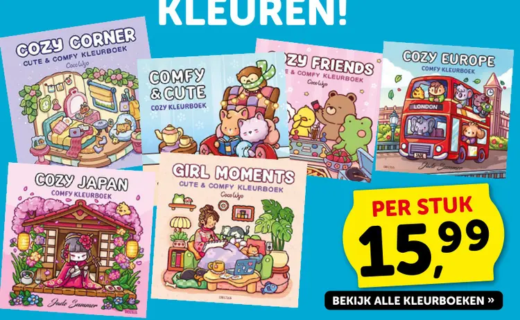 Promotie: Kleurboeken