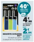 Offre: BRIQUETS COULEURS