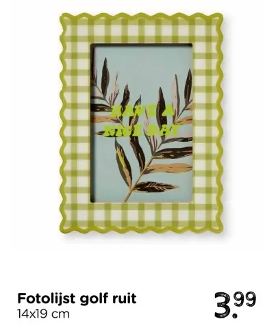 Aanbieding: Fotolijst golf ruit
