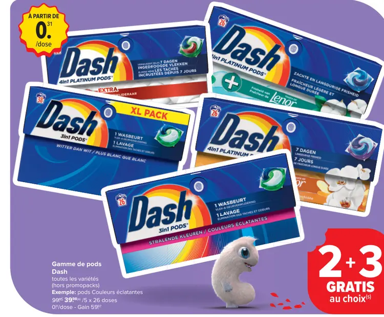 Offre: pods Dash