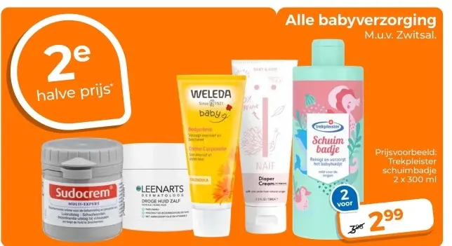Aanbieding: Trekpleister schuimbadje