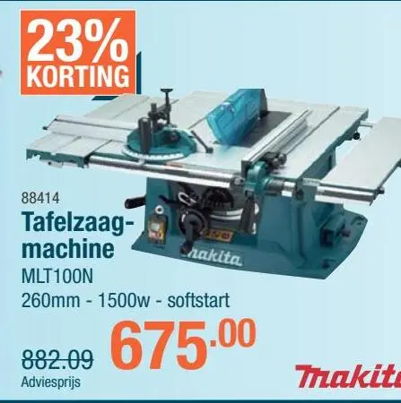 Aanbieding: Tafelzaagmachine