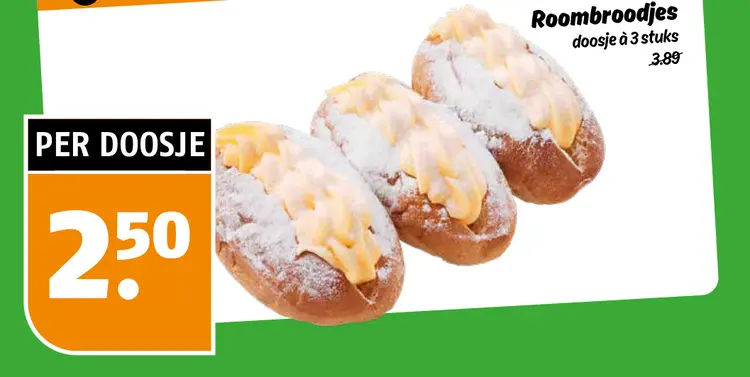 Aanbieding: Roombroodjes