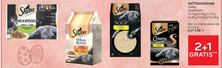 Promotie: Kattenvoeding Sheba assortiment