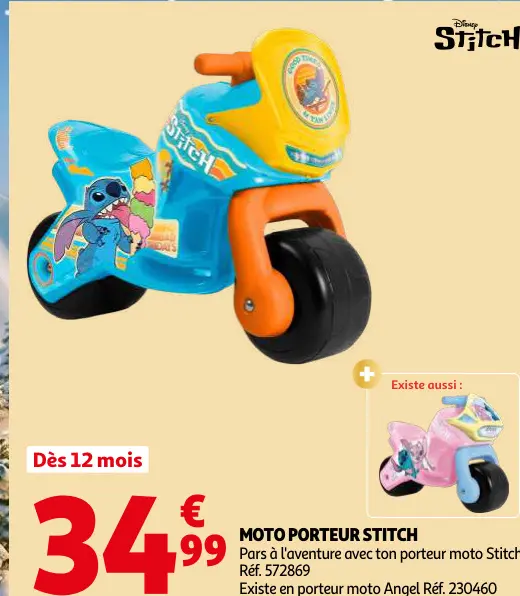 Offre: Moto porteur Stitch