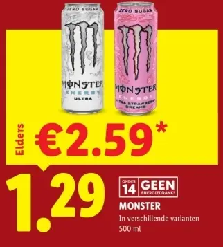 Aanbieding: Monster