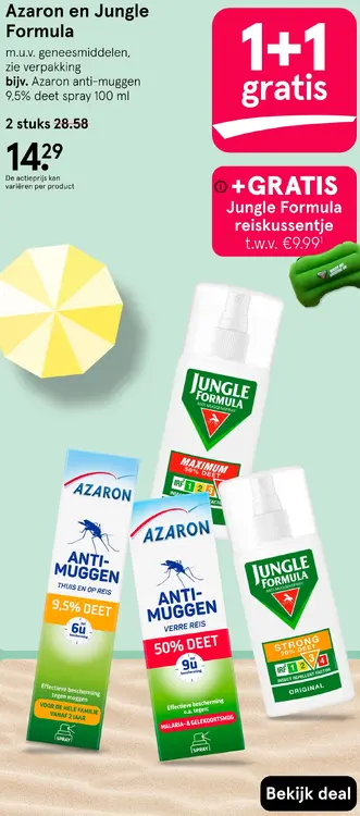 Aanbieding: Azaron en Jungle Formula
