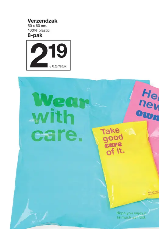 Promotie: Verzendzak