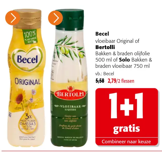 Promotie: Becel of Bertolli