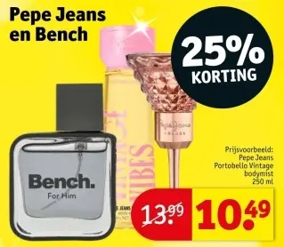 Promotie: Pepe Jeans Portobello Vintage bodymist