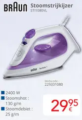 Promotie: Stoomstrijkijzer