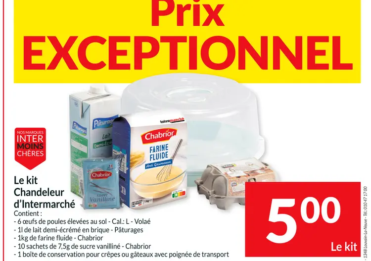 Offre: Kit Chandeleur d'Intermarché