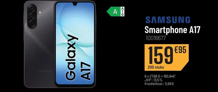 Promotie: Smartphone A17