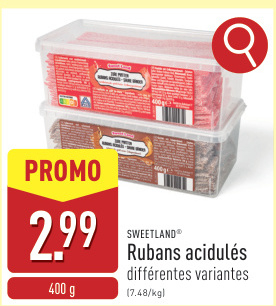 Offre: Rubans acidulés différentes variantes