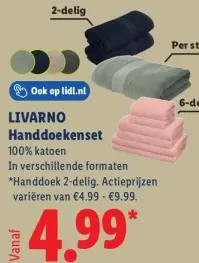 Aanbieding: Handdoekenset