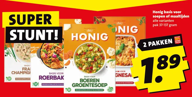 Aanbieding: basis voor soepen of maaltijden