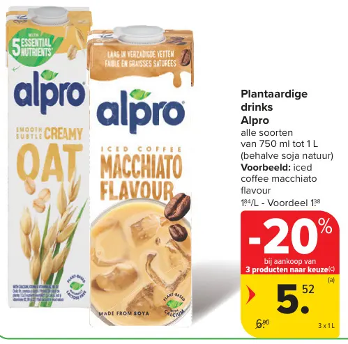 Aanbieding: Plantaardige drinks