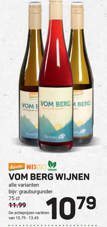 Aanbieding: Vom berg wijnen