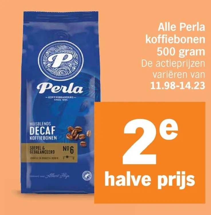 Aanbieding: Alle Perla koffiebonen