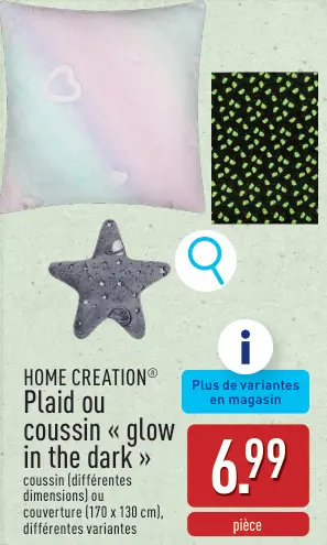 Offre: Plaid ou coussin