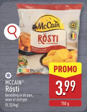 Promotie: MCCAIN® Rösti