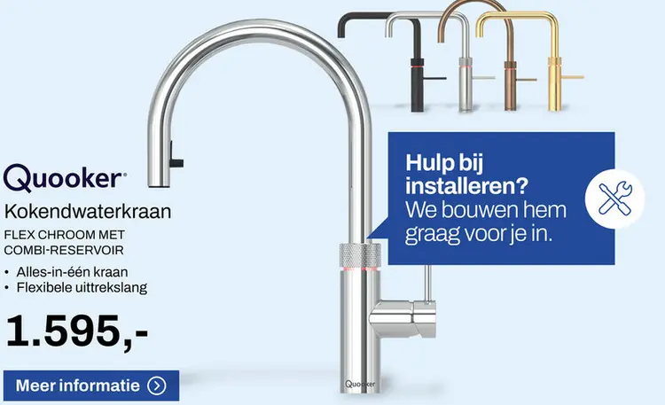 Aanbieding: Kokendwaterkraan