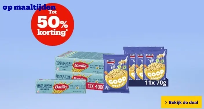 Aanbieding: Barilla Senza Glutine Spaghetti & Unox