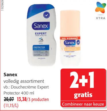Promotie: volledig assortiment vb.: Douchecrème Expert 