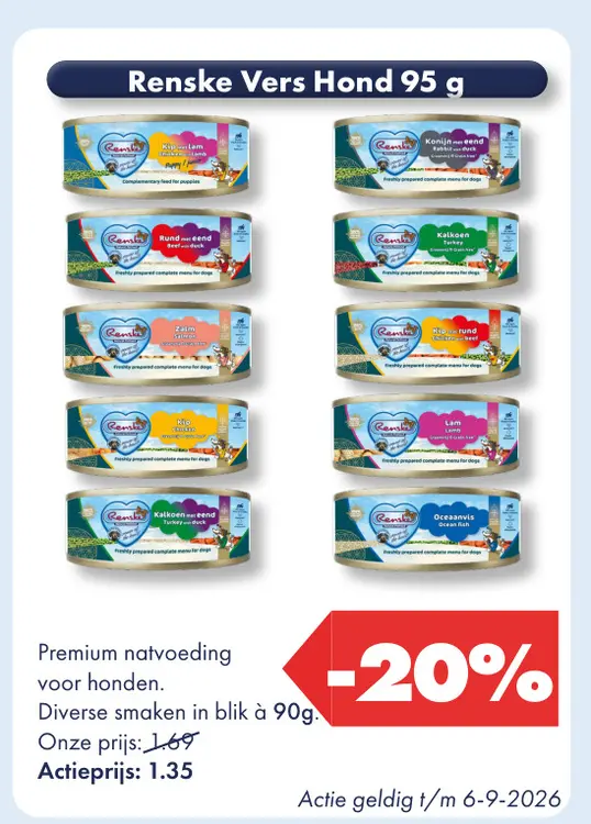 Aanbieding: Renske Vers Hond