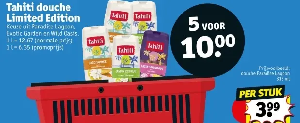 Promotie: Douche Limited Edition