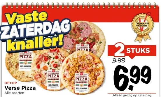Aanbieding: Verse Pizza