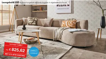Aanbieding: Cliff loungebank