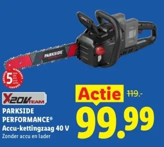 Aanbieding: Accu-kettingzaag 40V