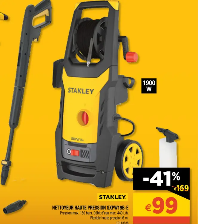 Aanbieding: Nettoyeur haute pression sxpw19b-e