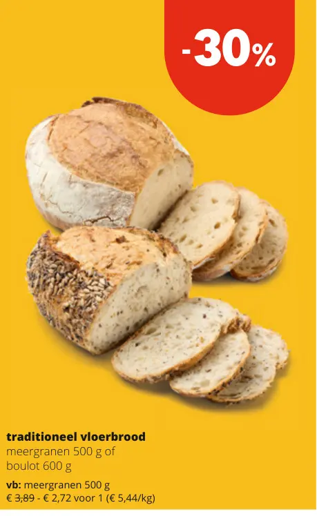 Promotie: traditioneel vloerbrood