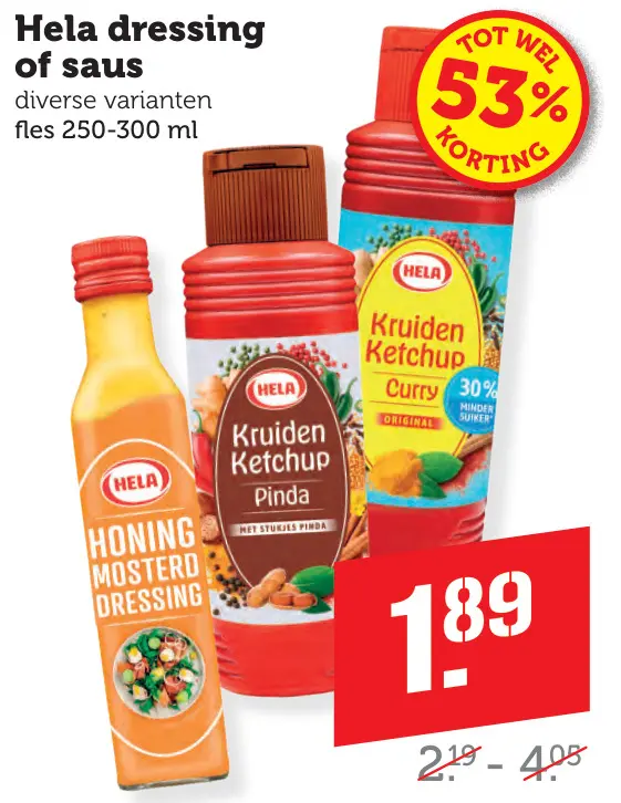 Aanbieding: Dressing of saus