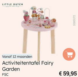 Aanbieding: Activiteitentafel Fairy Garden