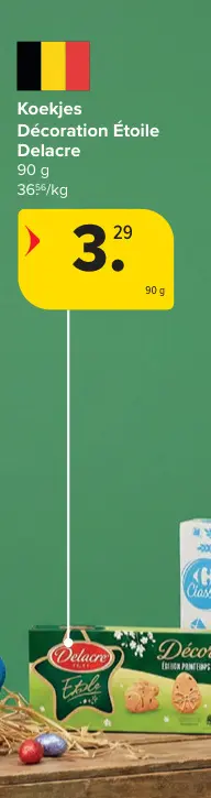 Promotie: Koekjes Décoration Étoile