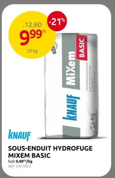 Offre: Sous-enduit hydrofuge mixem basic