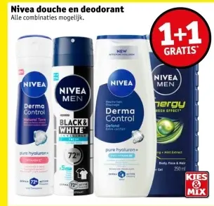Aanbieding: Nivea douche en deodorant