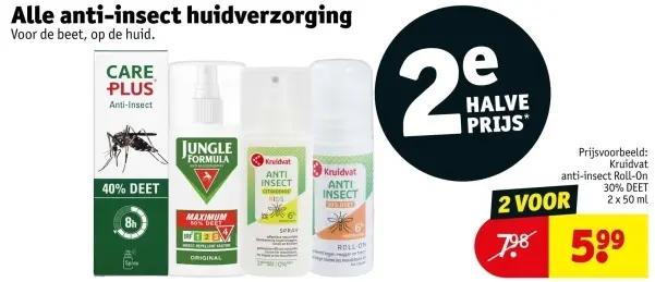 Aanbieding: Alle anti-insect huidverzorging