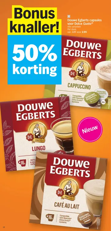 Promotie: Capsules voor Dolce Gusto